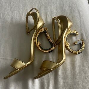 Napa Mordore sandals with baroque DG heel